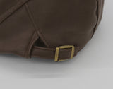 Emos Leather Button Hunting Cap Hat