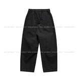 No-pin curved cut cotton balloon pants