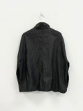 Washed denim blouson jacket