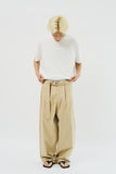 Tag Wide Belted Pants