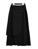 Tsol Unbalanced Wrap Skirt