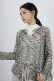 V-Slit Loose Knit