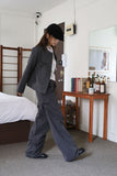 Bling tweed thin jacket