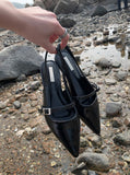 Vince Stiletto Buckle Slingback