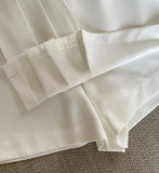 Jer Pleats Wrap Skirt Pants