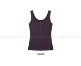 BUTTON POINT SLEEVELESS