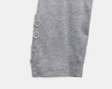 [Fake Layered/Peach Fuzz] Burnin Layered Button T-Shirt