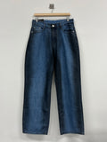 Oil Washed Wide Denim