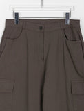 [BAONHAUS] Boled Cargo Wide Cotton Pants