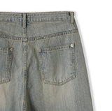 Tioz Washing Wide Denim Pants
