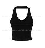 Betty Studded Crop Halter Sleeveless
