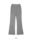 SIDE BUTTON SHEER PANTS