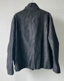 Black Denim Washed Blouson