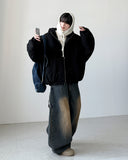 Patchwork Balloon Wide Denim