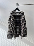 Mohair Heavy Stripe Knit