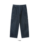 CURVED POCKET CARGO PANTS
