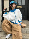 WAFFLE TRACK ZIP-UP