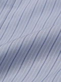 (W) Geek Shirring Striped Shirt