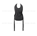 Mulit Side Shirring Strap Halter Sleeveless