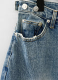 Philip Damage Wide Denim