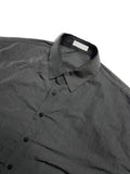 Nylon Shine Metal Oversized Shirt