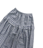 EMBO CHECK LONG SKIRT