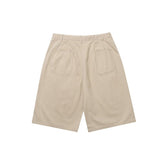 Node cut string cotton bermuda shorts
