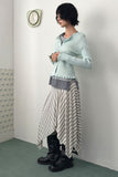 SWAY STRIPE UNBAL SKIRT