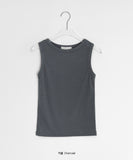 Hoolie Color Basic Ribbed Sleeveless