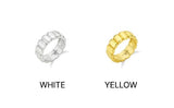 Iceblock Silver Ring L