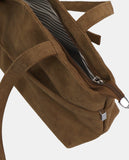 Mokit Suede Belt Shoulder Bag
