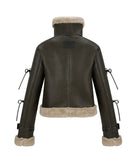 [mnem] tie strap leather mustang