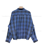 Heb Check Crop Cutting Shirt