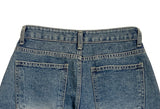 Put Washing Denim Wide Balloon Pants