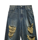 [LAN ARCHIVE] Destroyed Wide Denim Pants