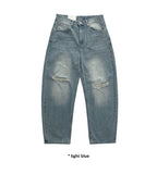DAMAGE BALLOON DENIM