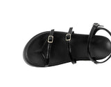 Body Buckle Platform Sole Sandals