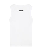 [mnem] Metal Logo Rib Tank