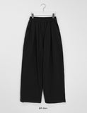 Madaki Two Pin Tuck Banding String Wide Pants