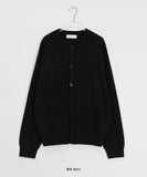[unisex] Pokinin pocket over knit cardigan