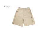 [Planning] Maku Pintuck Cotton Bermuda Wide Pants