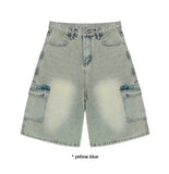 WASHING BERMUDA DENIM