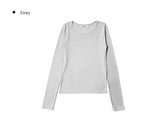 [MADE] Border Layered Tencel Long Sleeve T-shirt
