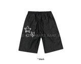 3-STAR PATCH BERMUDA PANTS