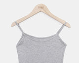 Rihu Basic Spandex Color Strap Sleeveless