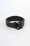 black buckle belt