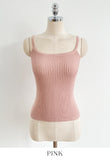 Miette Ribbed Sleeveless Cardigan Set