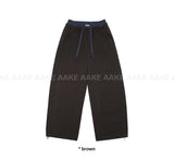 (Lining brushed) COLORBLOCK WAIST PANTS