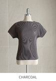 Aluah Half Neck Pleated T-Blouse