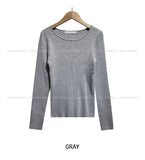 [U-BASIC] Herona Round Ribbed Knit